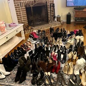 Stylish Women's Shoe Collection giant Purge , had shoe addiction now I need room